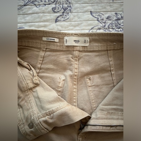 Mango Catherine jeans in tan size 6 - Picture 5 of 8